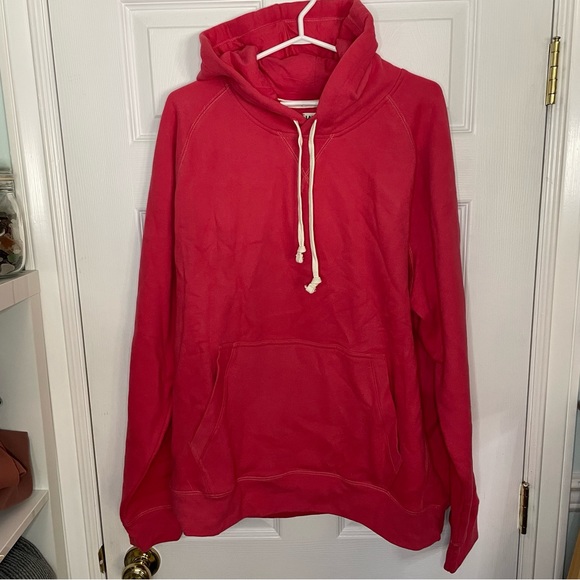 Lands End NWOT red oversized hoody XL - Picture 1 of 6